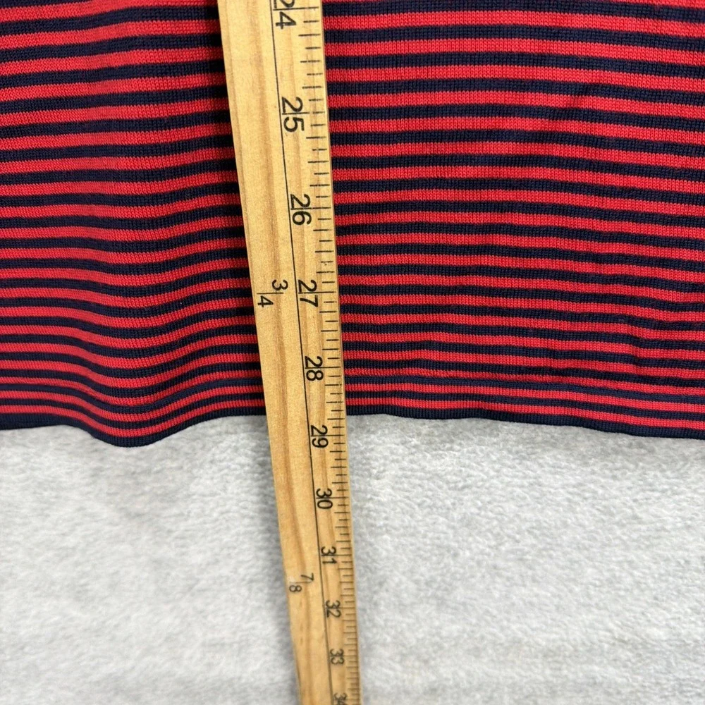 Vineyard Vines‎ Polo Shirt Mens XL Red Navy Stripe OTG On The Go Merino Wool NEW - Picture 6 of 7